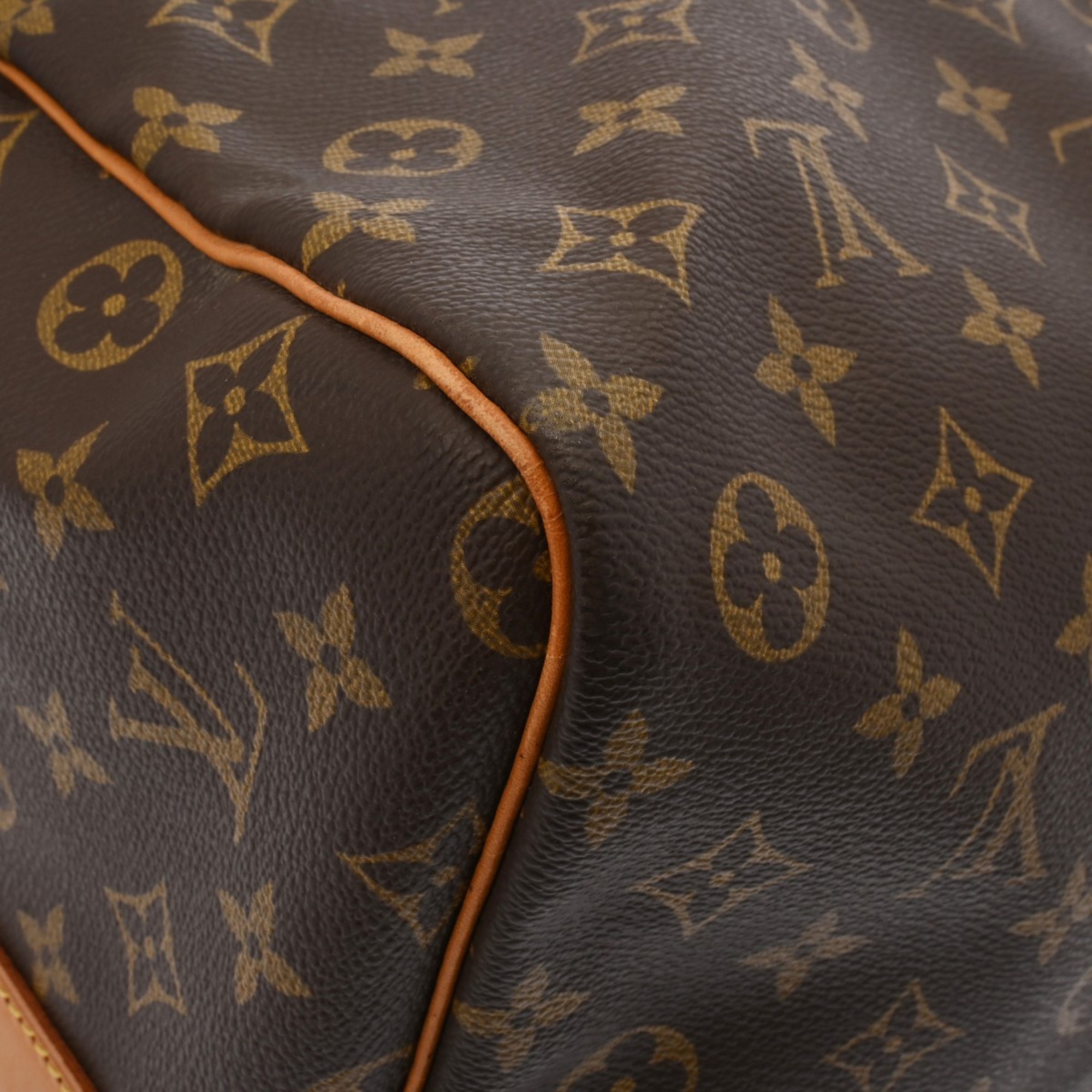 LOUIS VUITTON Louis Vuitton Monogram Keepall Bandouliere 60 Brown M41412 Unisex Canvas Boston Bag