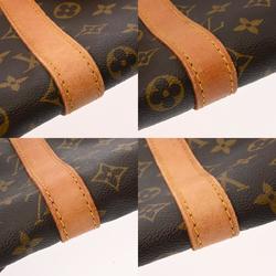 LOUIS VUITTON Louis Vuitton Monogram Keepall Bandouliere 55 Brown M41414 Unisex Canvas Boston Bag