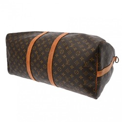 LOUIS VUITTON Louis Vuitton Monogram Keepall Bandouliere 55 Brown M41414 Unisex Canvas Boston Bag