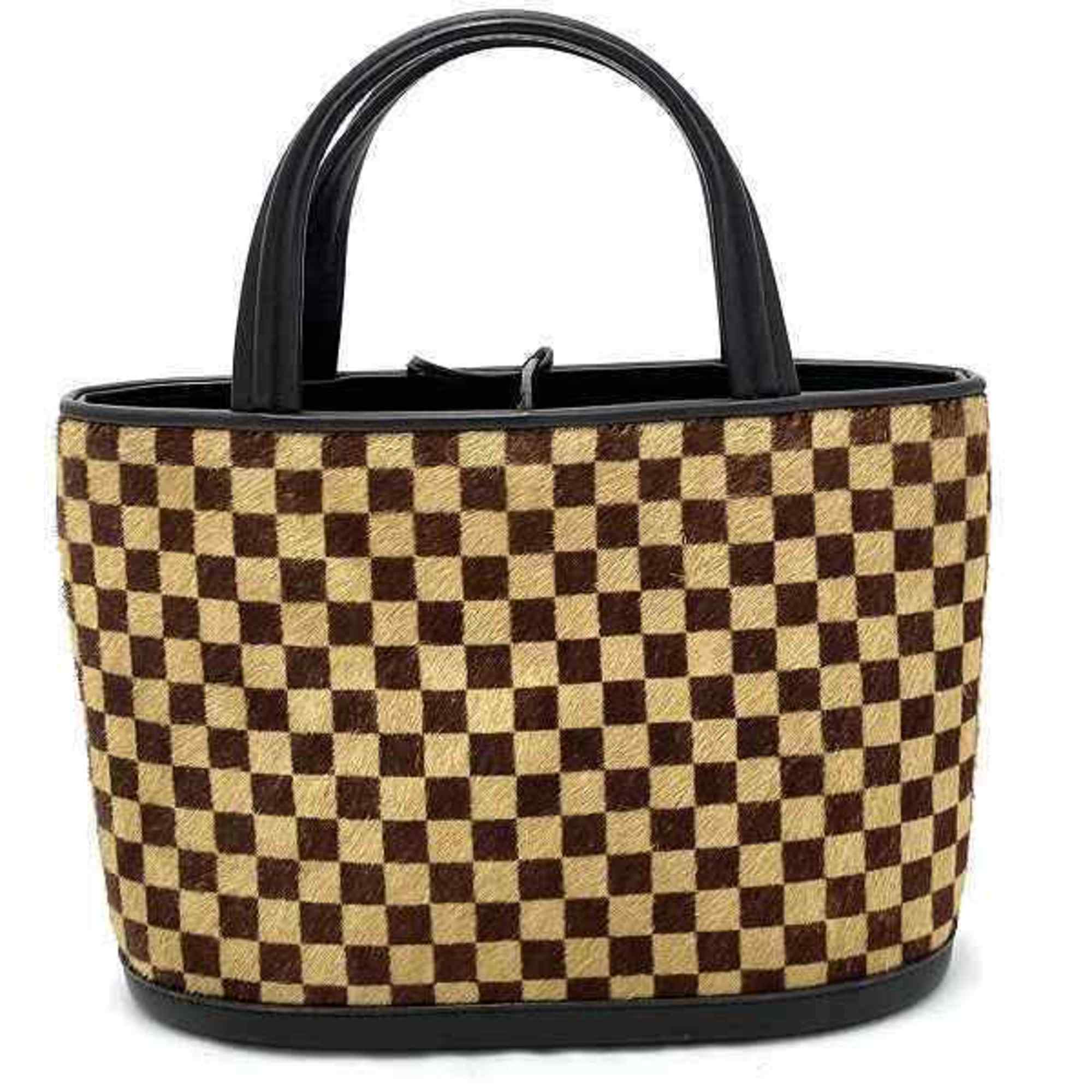 Louis Vuitton Damier Sauvage Impala M92133 Pony Bag Handbag for Women