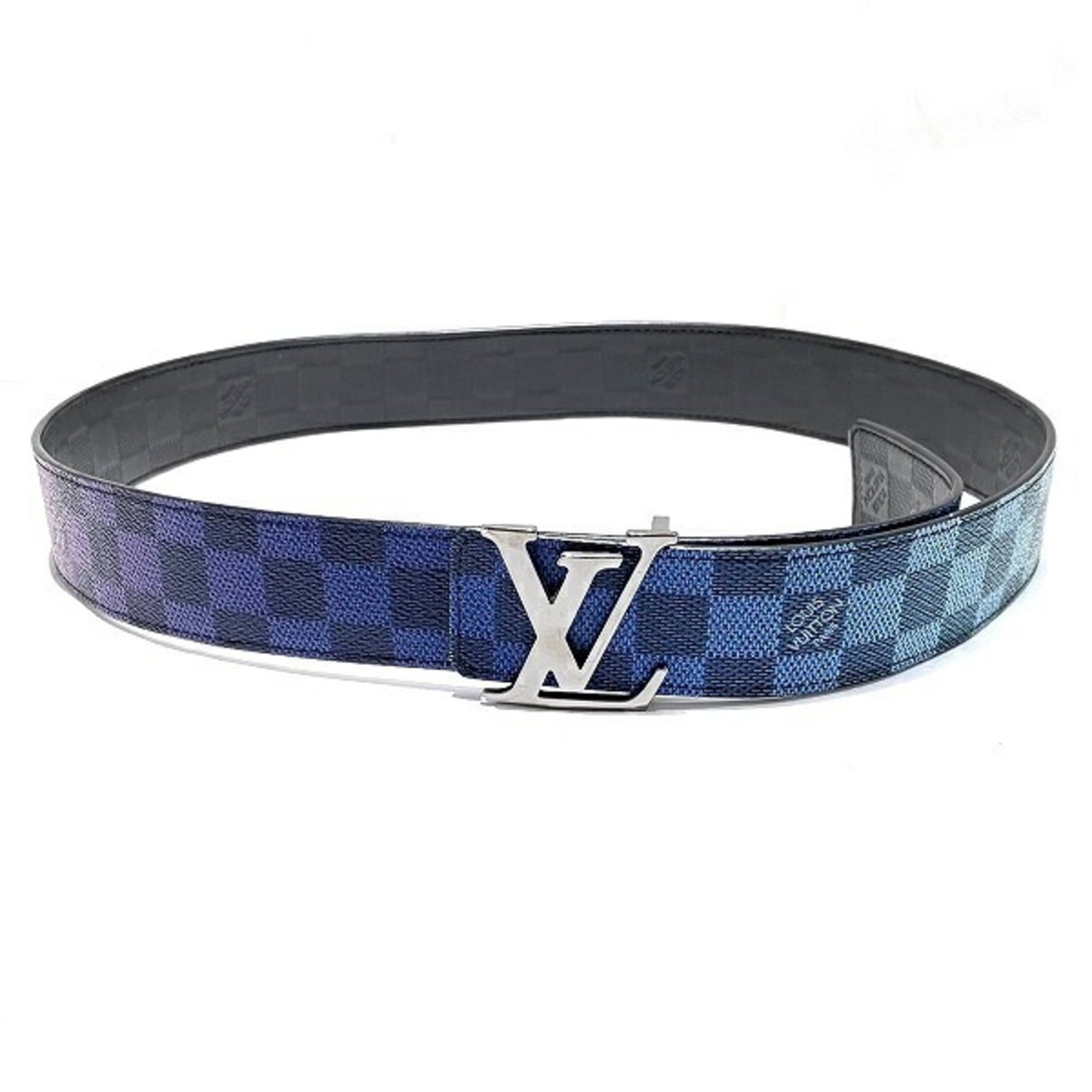 Louis Vuitton Damier Rainbow Infinie Centur 40MM LV Initials M0249 Accessories Belt Men's