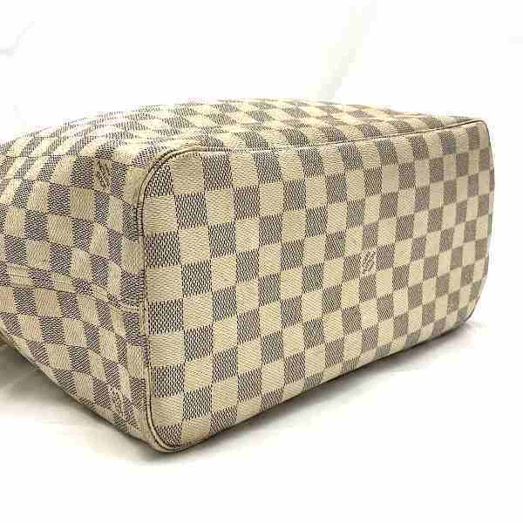 Louis Vuitton Damier Azur Neverfull MM N51107 Bag Tote Women's