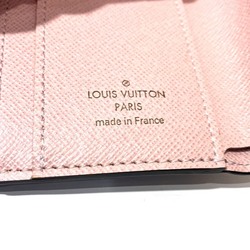 Louis Vuitton Monogram Portefeuille Zoe M62933 Rose Ballerine Tri-fold Wallet for Women