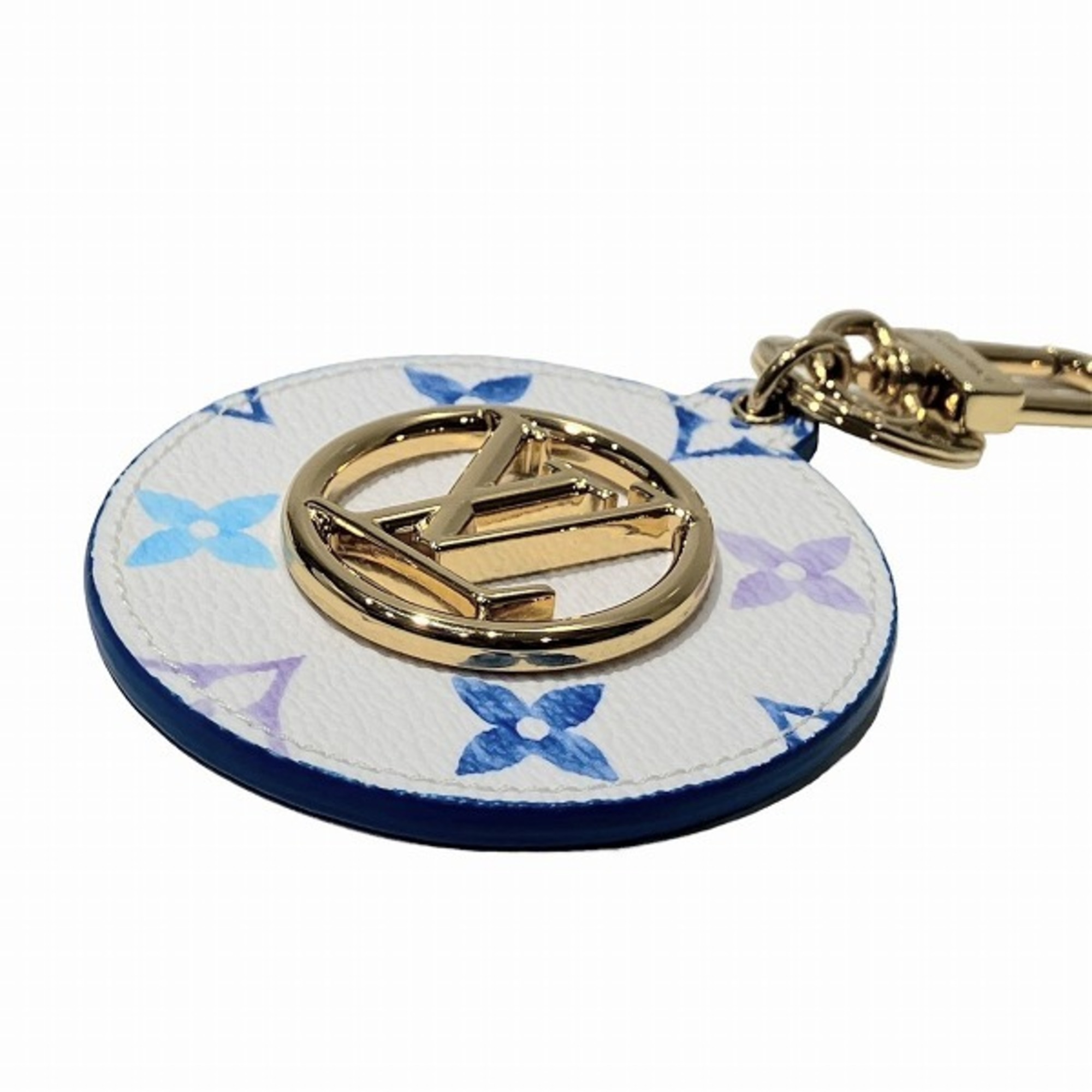 Louis Vuitton Monogram LV By the Pool Bag Charm Pocket Mirror M01375 Accessories Keychains for Women