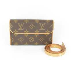 LOUIS VUITTON Louis Vuitton Pochette Florentine M51855 Waist Bag Monogram Canvas Women's