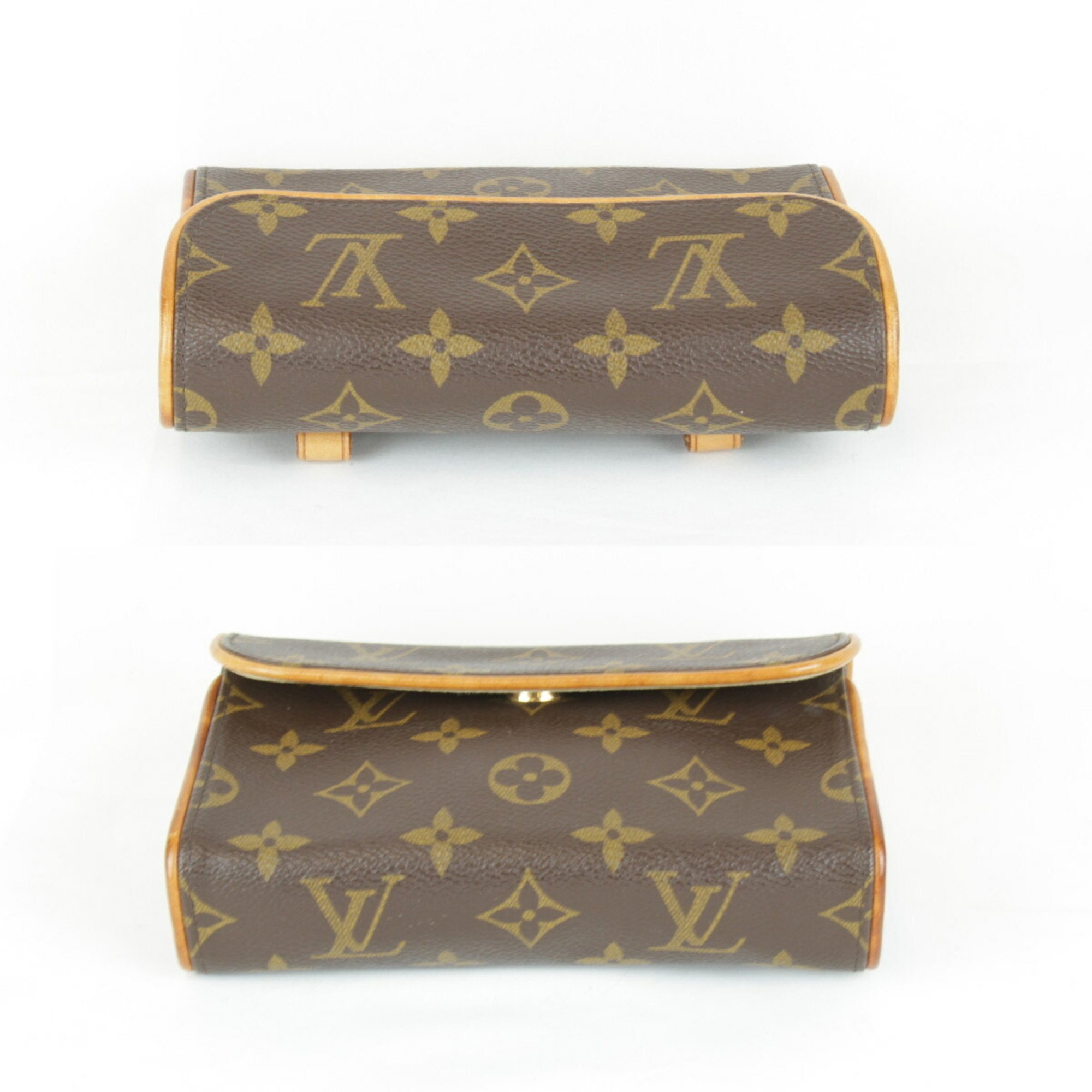 LOUIS VUITTON Louis Vuitton Pochette Florentine M51855 Waist Bag Monogram Canvas Women's