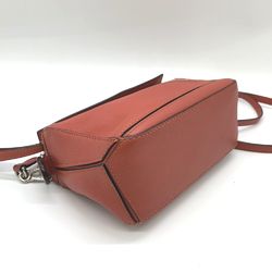 LOEWE Puzzle Bag Shoulder 2way Leather Red Women's