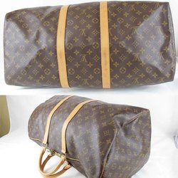 LOUIS VUITTON Louis Vuitton Keepall 55 M41424 Boston Bag Monogram Canvas Women's