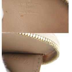 LOUIS VUITTON Louis Vuitton Portemonnaie Oiseau M91388 Coin Case Vernis Beige Women's