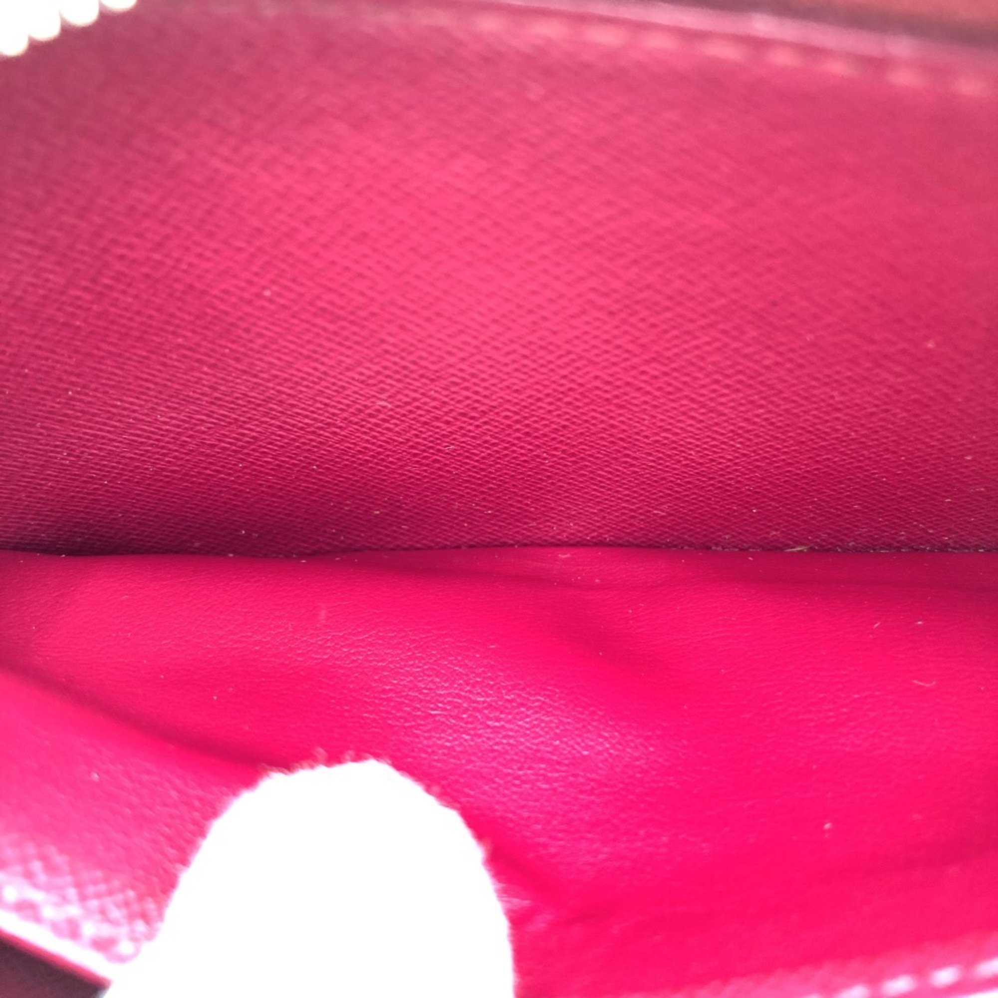 LOUIS VUITTON M60305 Zippy Wallet Long Round Fuchsia Dark Pink Epi Leather