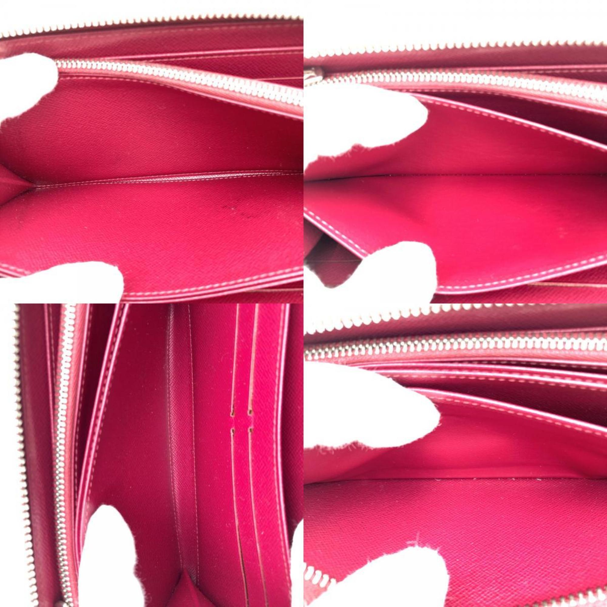 LOUIS VUITTON M60305 Zippy Wallet Long Round Fuchsia Dark Pink Epi Leather