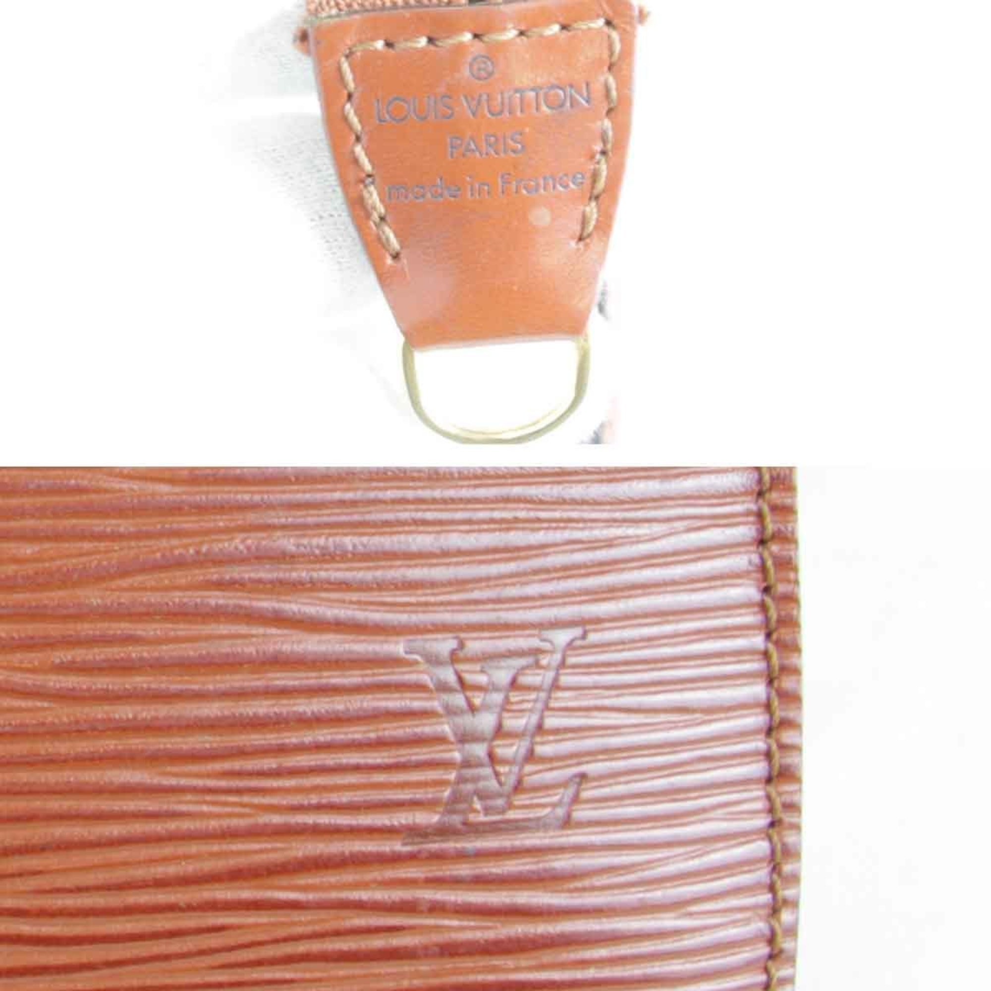 LOUIS VUITTON Louis Vuitton Accessory M52948 Pouch Epi Leather Brown Women's