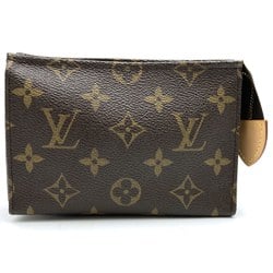 LOUIS VUITTON M47546 Poche Toilette 15 Pouch Brown Monogram Canvas Men's Women's