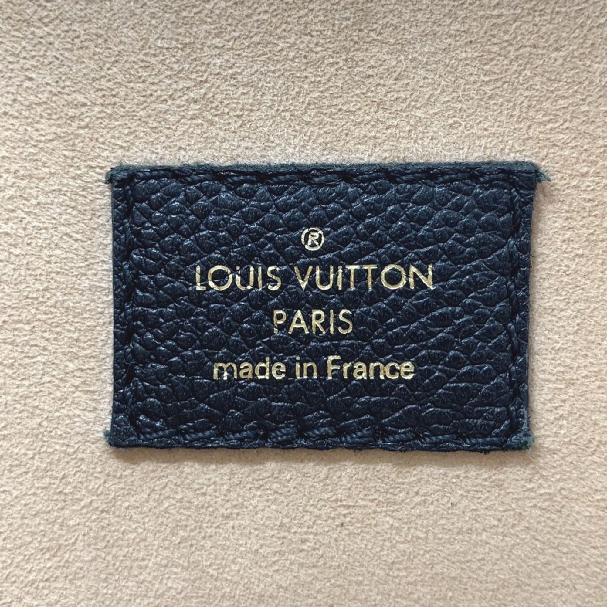 LOUIS VUITTON Louis Vuitton Flandrin Tote Bag Monogram Canvas Leather Brown Black Noir Women's M41595