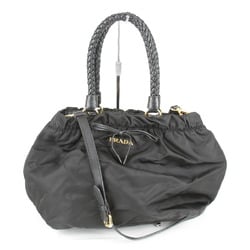 PRADA Prada handbag nylon black ladies