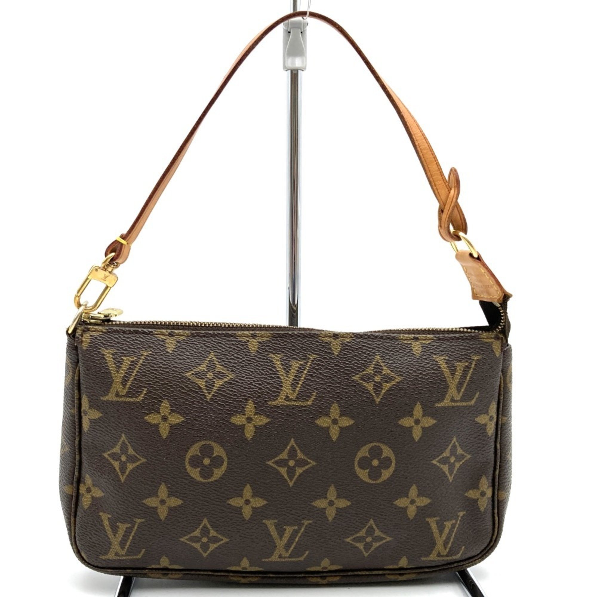 LOUIS VUITTON M40712 Pochette Accessoires Pouch Bag Brown Monogram Canvas Women's