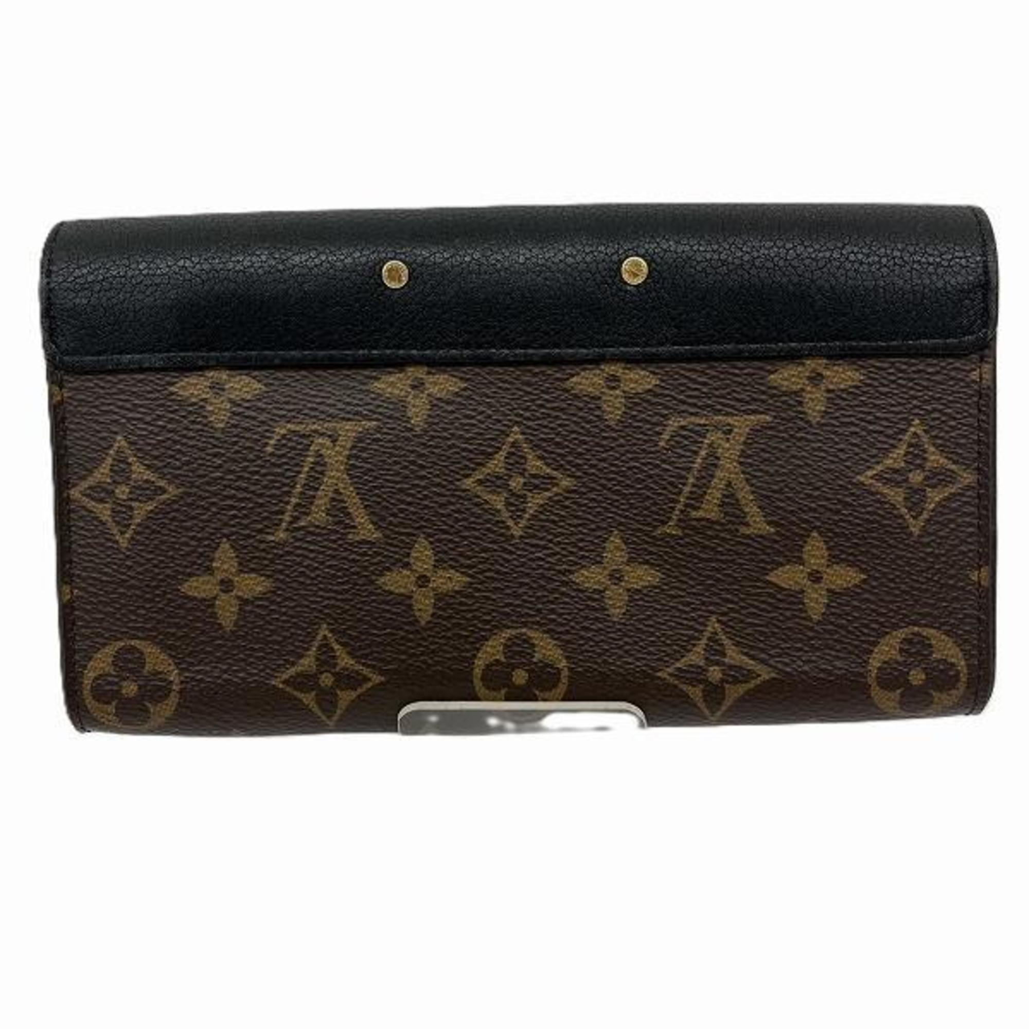 Louis Vuitton Monogram Portefeuille.Pallas M58415 Long Wallet for Men and Women