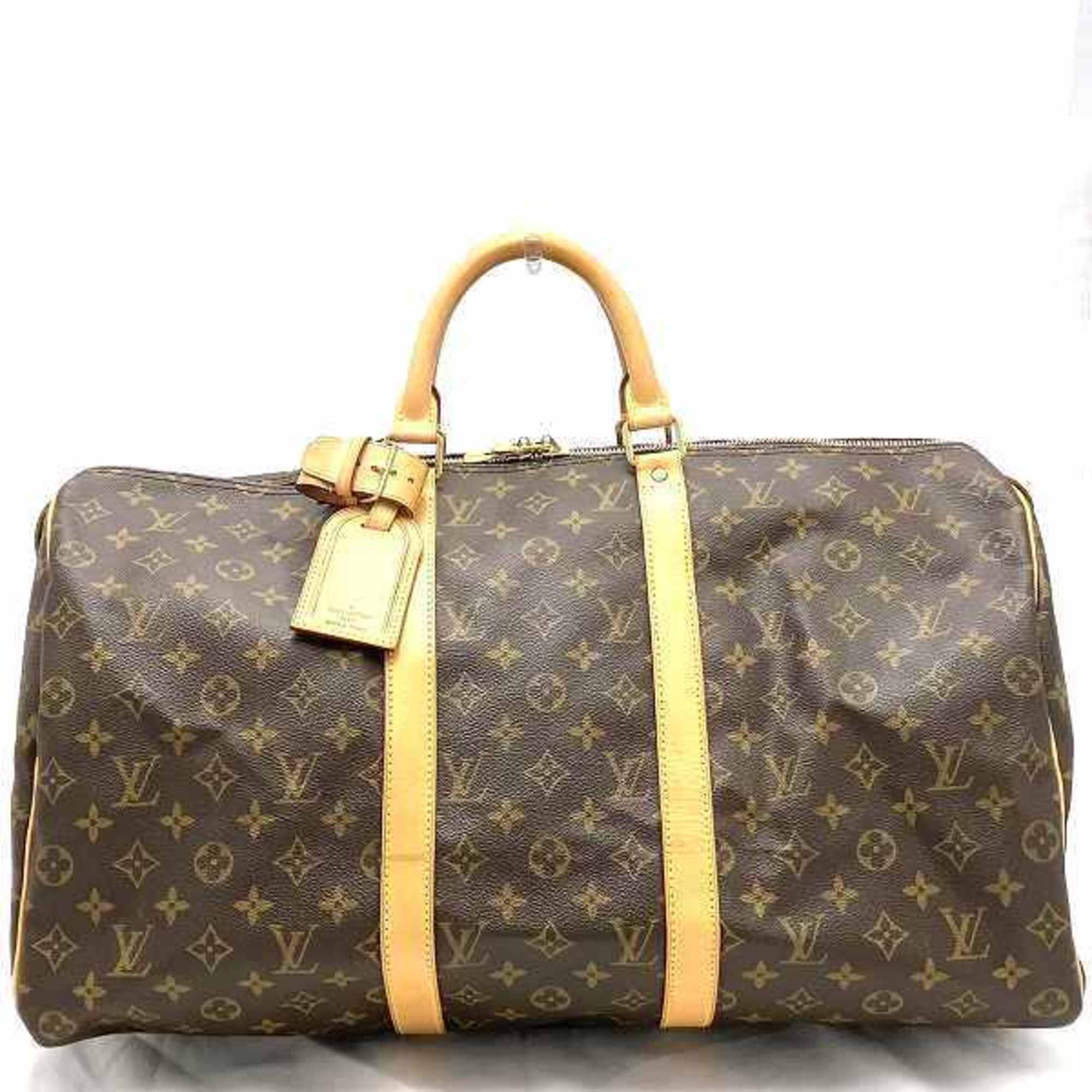 Louis Vuitton Monogram Keepall 50 M41426 Bag Boston bag Men's Women's