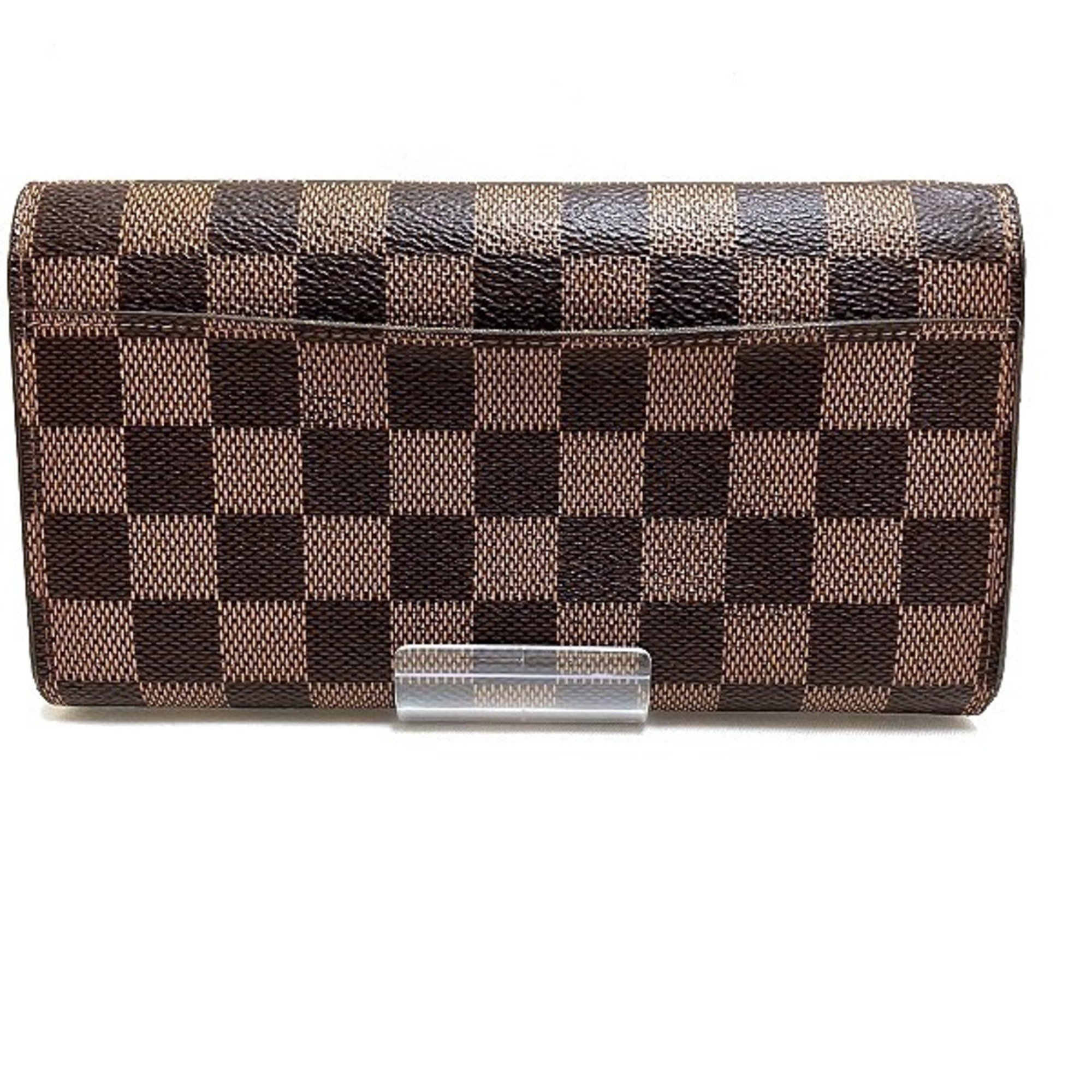 Louis Vuitton Damier Portefeuille Sarah N63209 Long Wallet for Men and Women