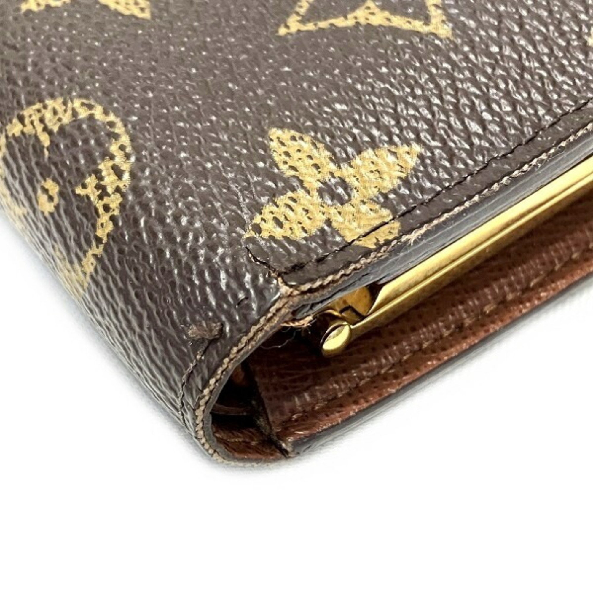 Louis Vuitton Monogram Portefeuille Viennese M61674 Bi-fold Wallet for Women