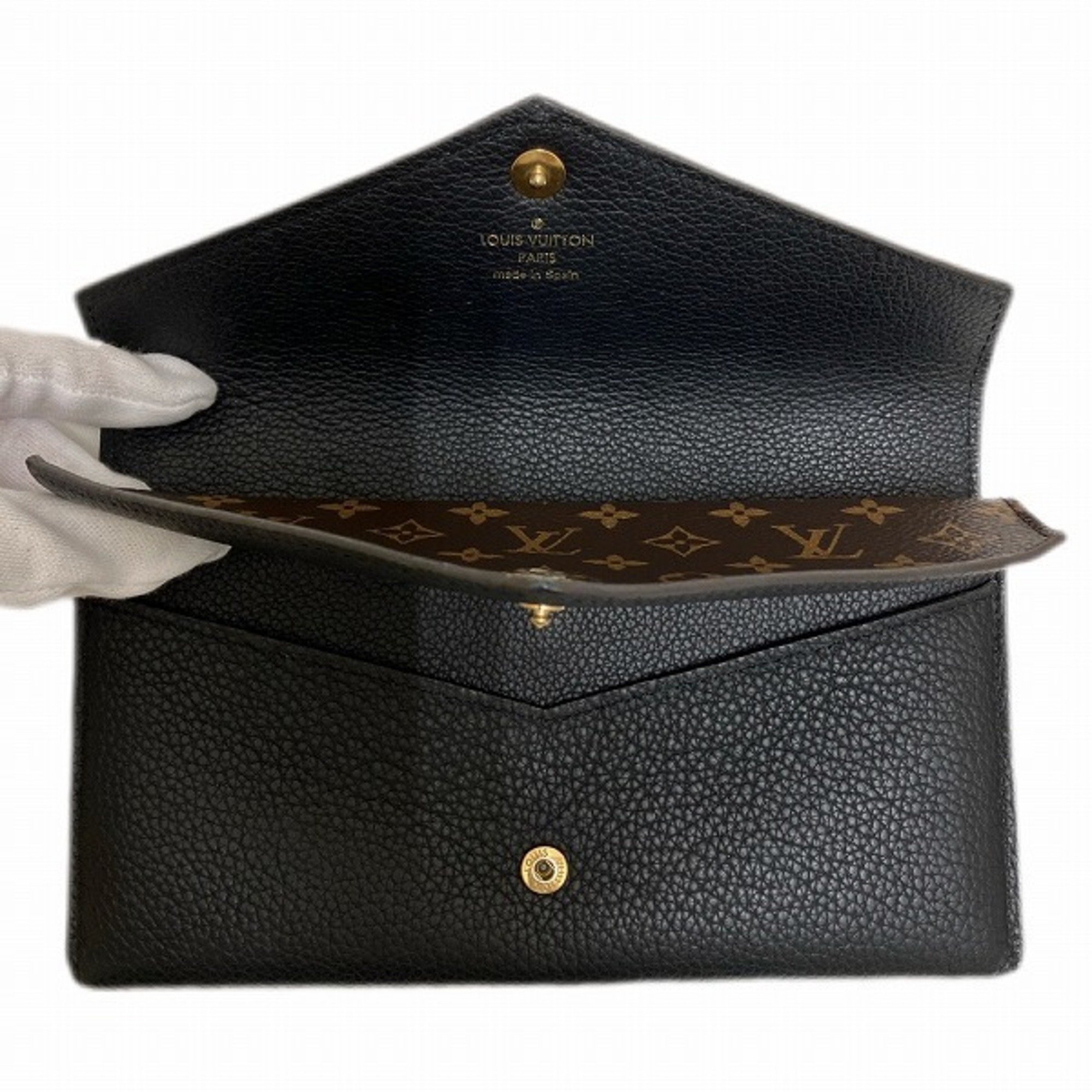 Louis Vuitton Monogram Portefeuille Double V M64319 Long Wallet Bi-fold Men's Women's