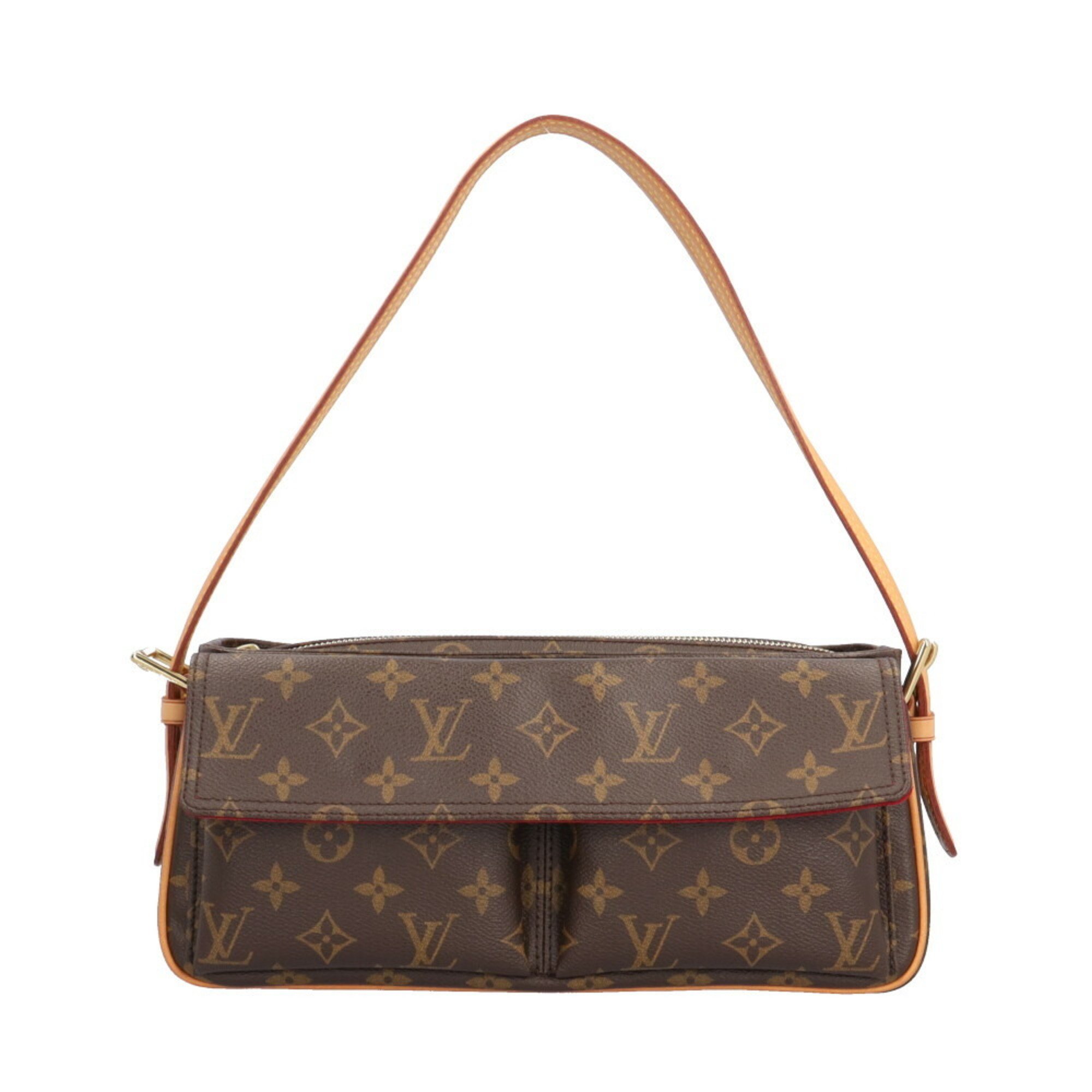 Louis Vuitton Viva Cite MM Monogram Shoulder Bag Canvas M51164 Brown Women's LOUIS VUITTON