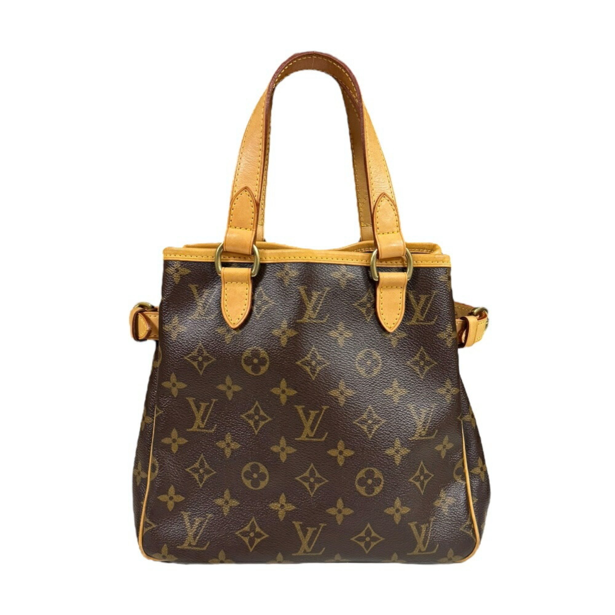 Louis Vuitton Batignolles Monogram Handbag Canvas M51156 Brown Women's LOUIS VUITTON