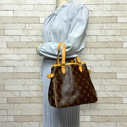 Louis Vuitton Batignolles Monogram Handbag Canvas M51156 Brown Women's LOUIS VUITTON