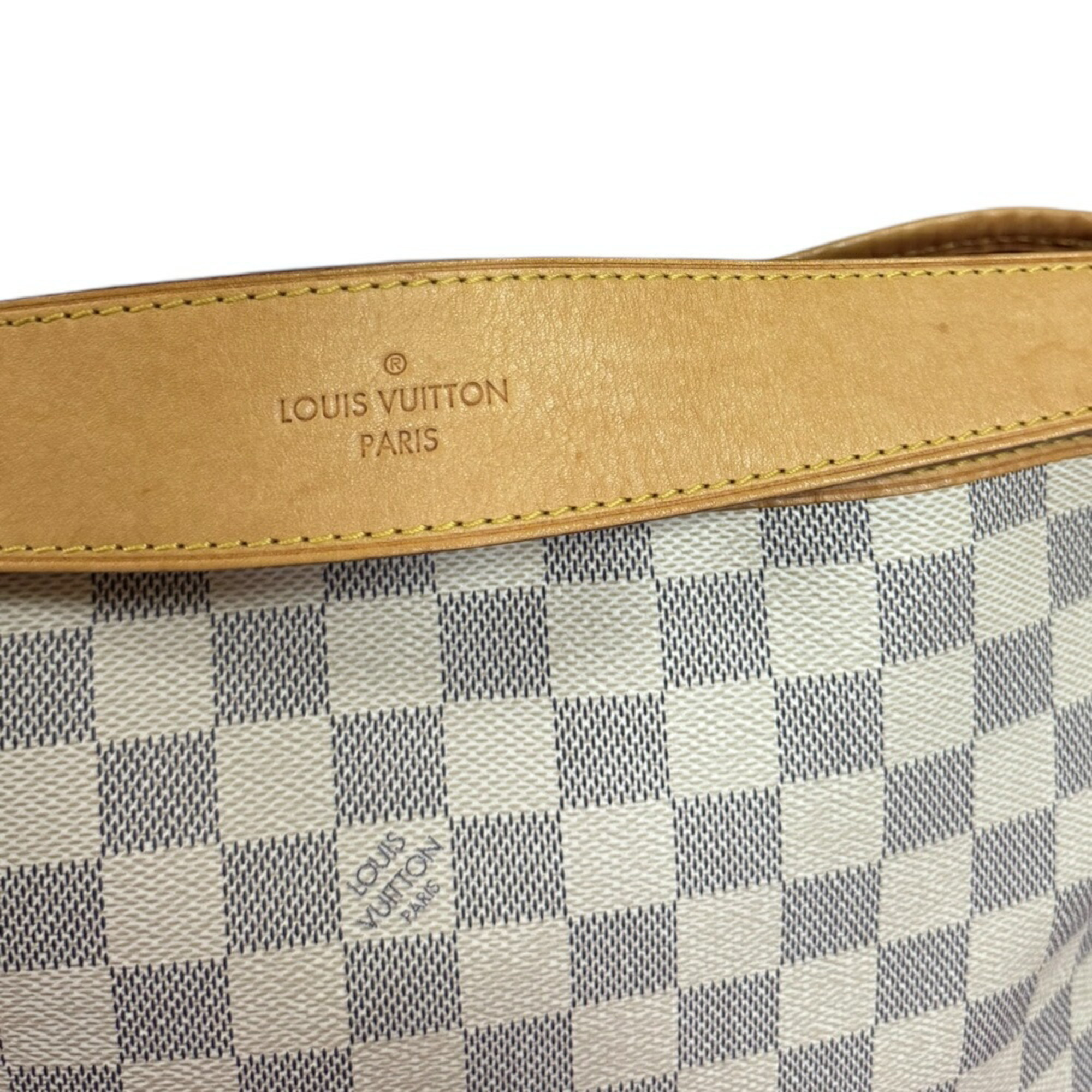 Louis Vuitton Delightful PM Damier Azur Shoulder Bag Canvas N41447 White Women's LOUIS VUITTON