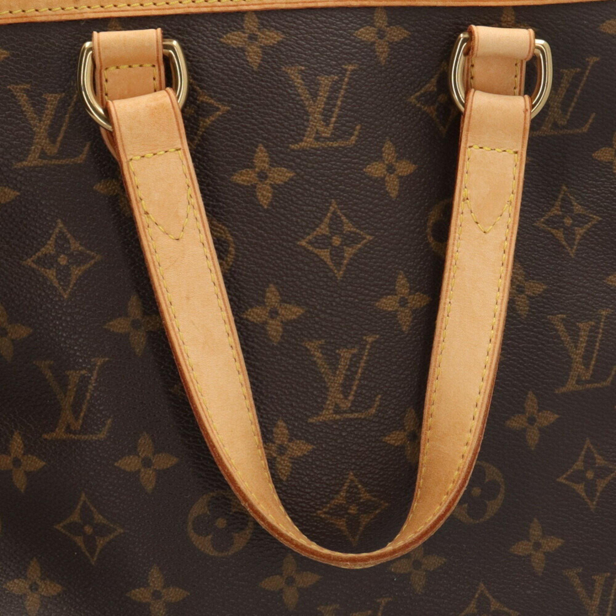 Louis Vuitton Batignolles Monogram Handbag Canvas M51156 Brown Women's LOUIS VUITTON