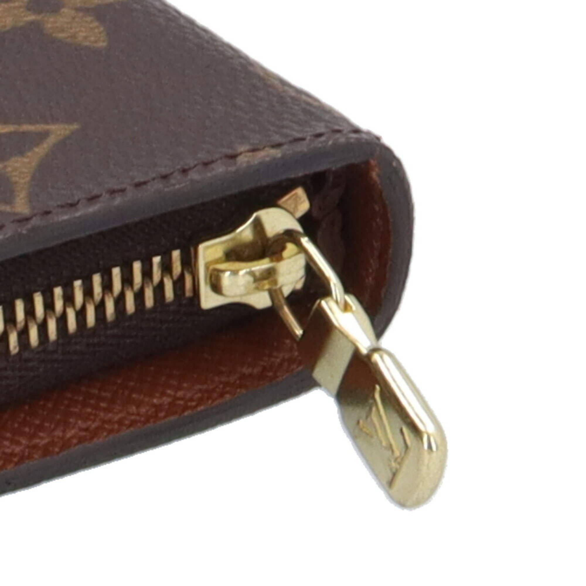 Louis Vuitton Portemonne Zip Monogram Long Wallet Canvas M61727 Unisex LOUIS VUITTON