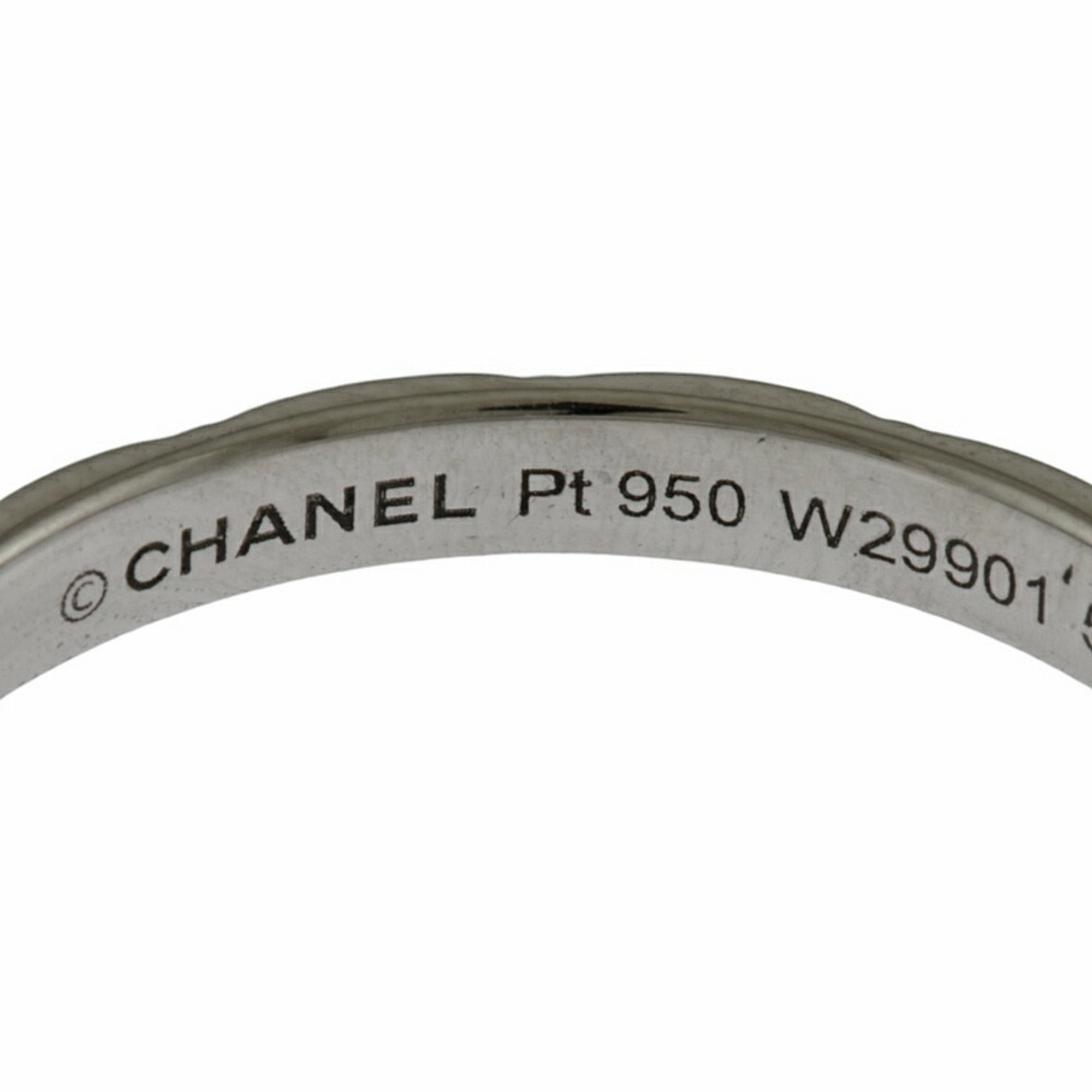 Chanel Matelasse Ring, Chanel, size 15, Pt950 platinum, unisex, CHANEL