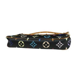 Louis Vuitton Pochette Accessoires Monogram Multicolor Handbag M92648 Black Women's LOUIS VUITTON