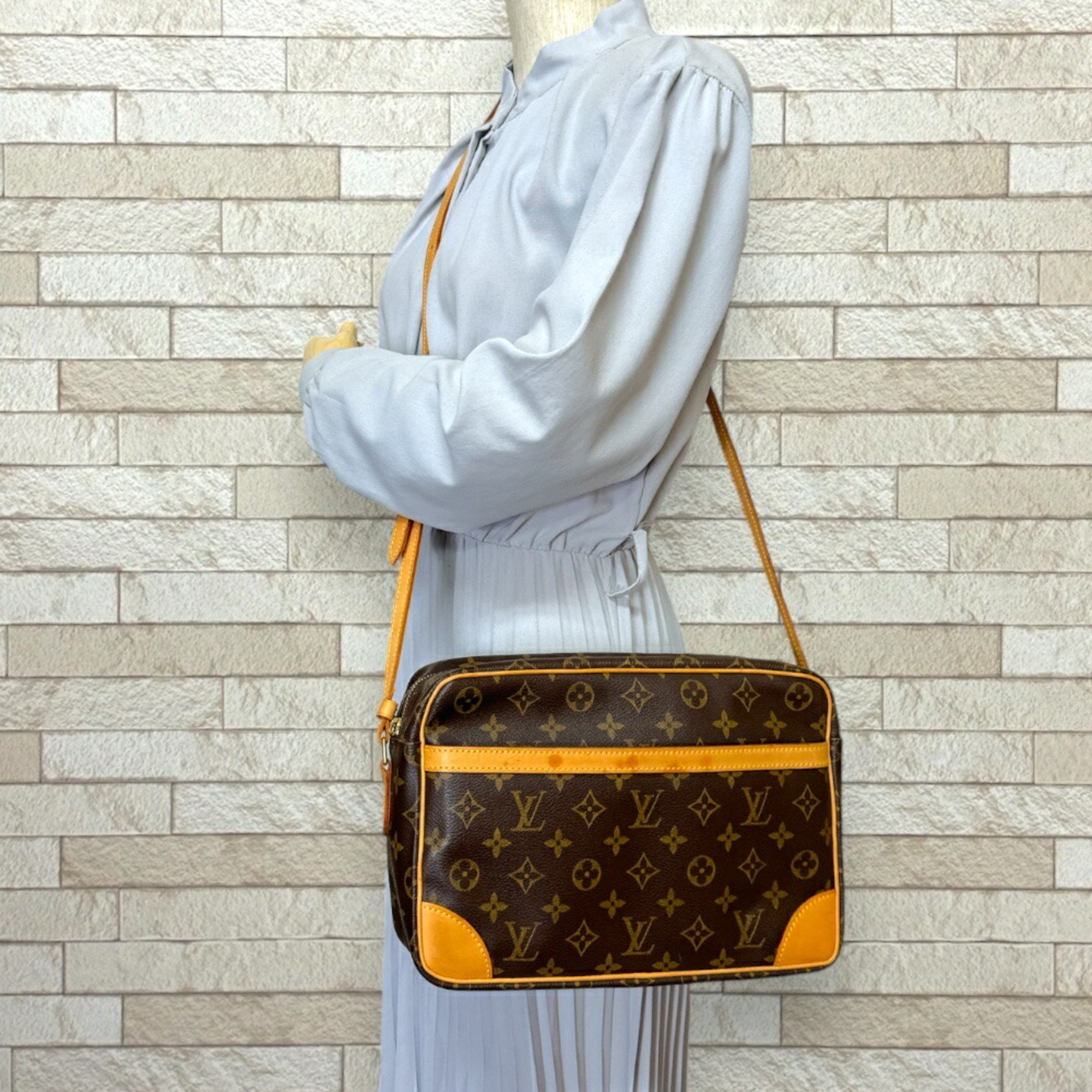 Louis Vuitton Trocadero GM Monogram Shoulder Bag Canvas M51272 Brown Women's LOUIS VUITTON