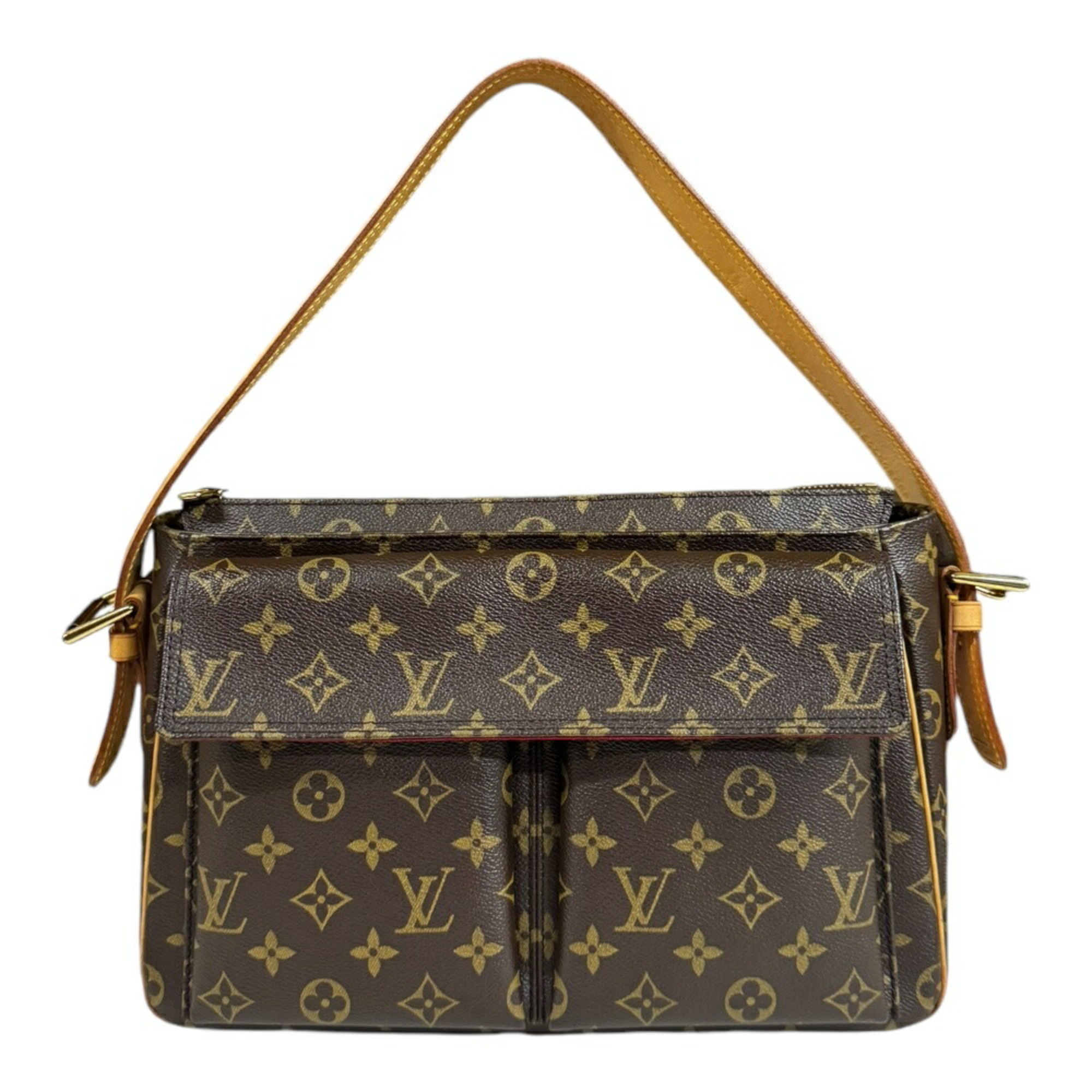 Louis Vuitton Viva Cite GM Monogram Shoulder Bag Canvas M51163 Brown Women's LOUIS VUITTON