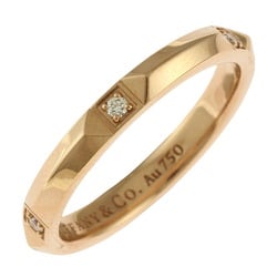 Tiffany True Band Ring, size 11.5, 18k gold, diamond, women's, TIFFANY&Co.