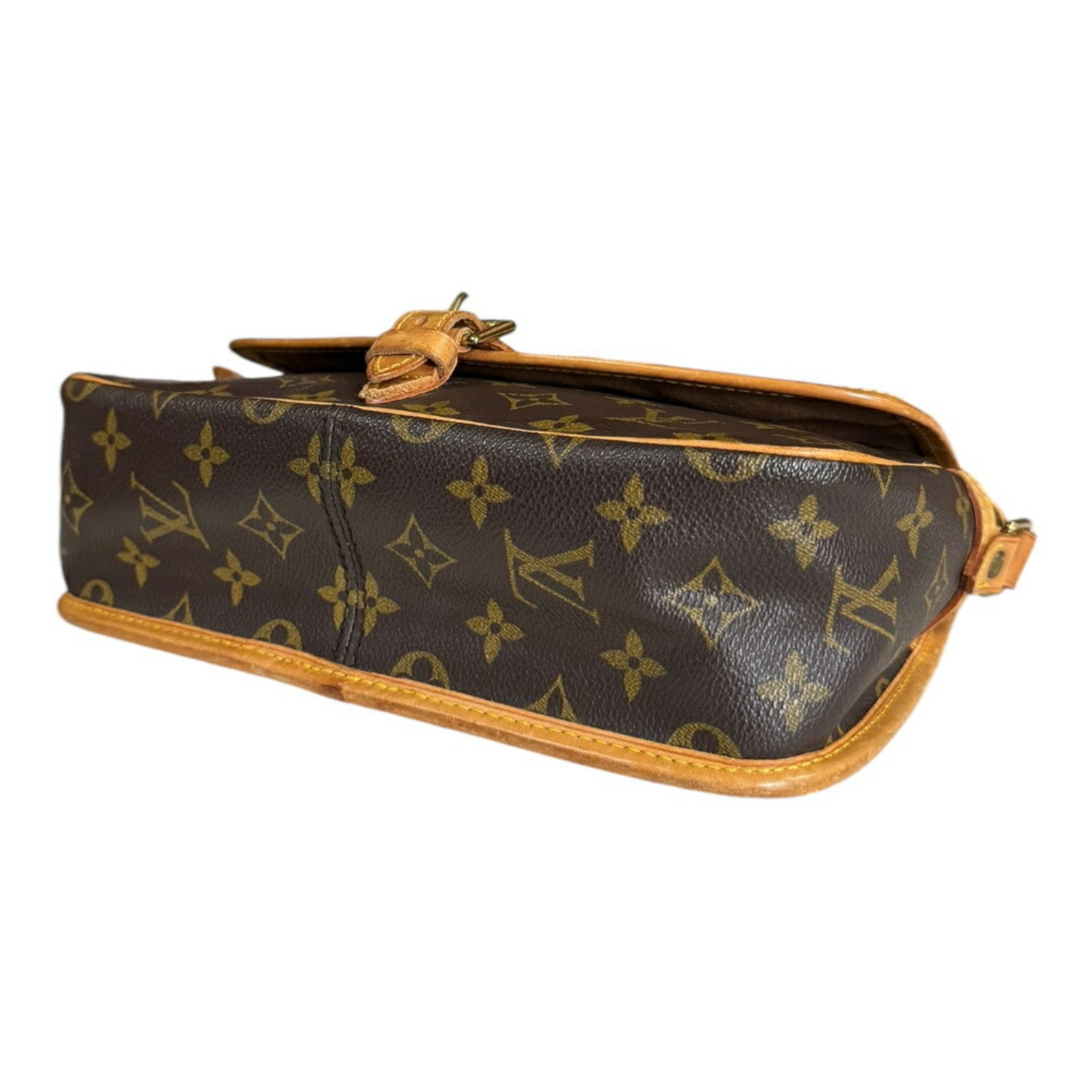 Louis Vuitton Sologne Monogram Shoulder Bag Canvas M42250 Brown Women's LOUIS VUITTON