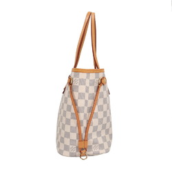 Louis Vuitton Neverfull PM Damier Azur Tote Bag Canvas N40605 White Women's LOUIS VUITTON