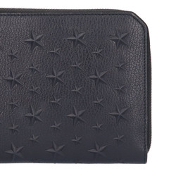 Jimmy Choo Star Stud Multi Organizer Long Wallet Leather Unisex JIMMY CHOO Travel