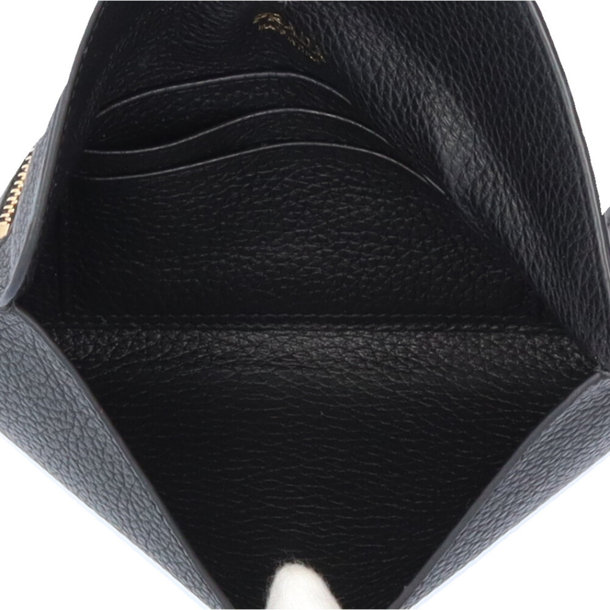 Prada envelope-style long wallet, leather, 1MF175, women's, PRADA