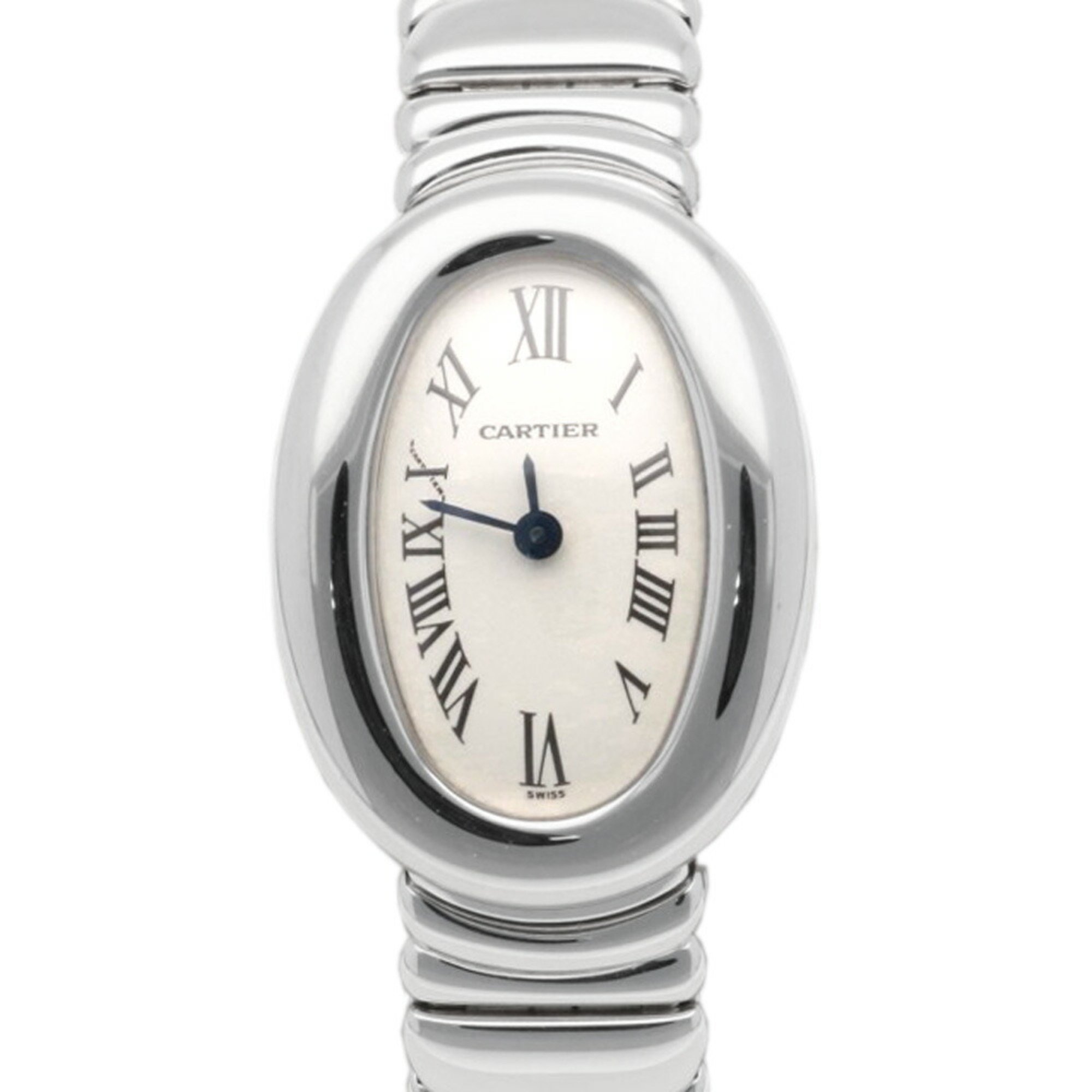 Cartier Baignoire Watch 18K W15189L2 Quartz Ladies CARTIER Manufacturer's Finished