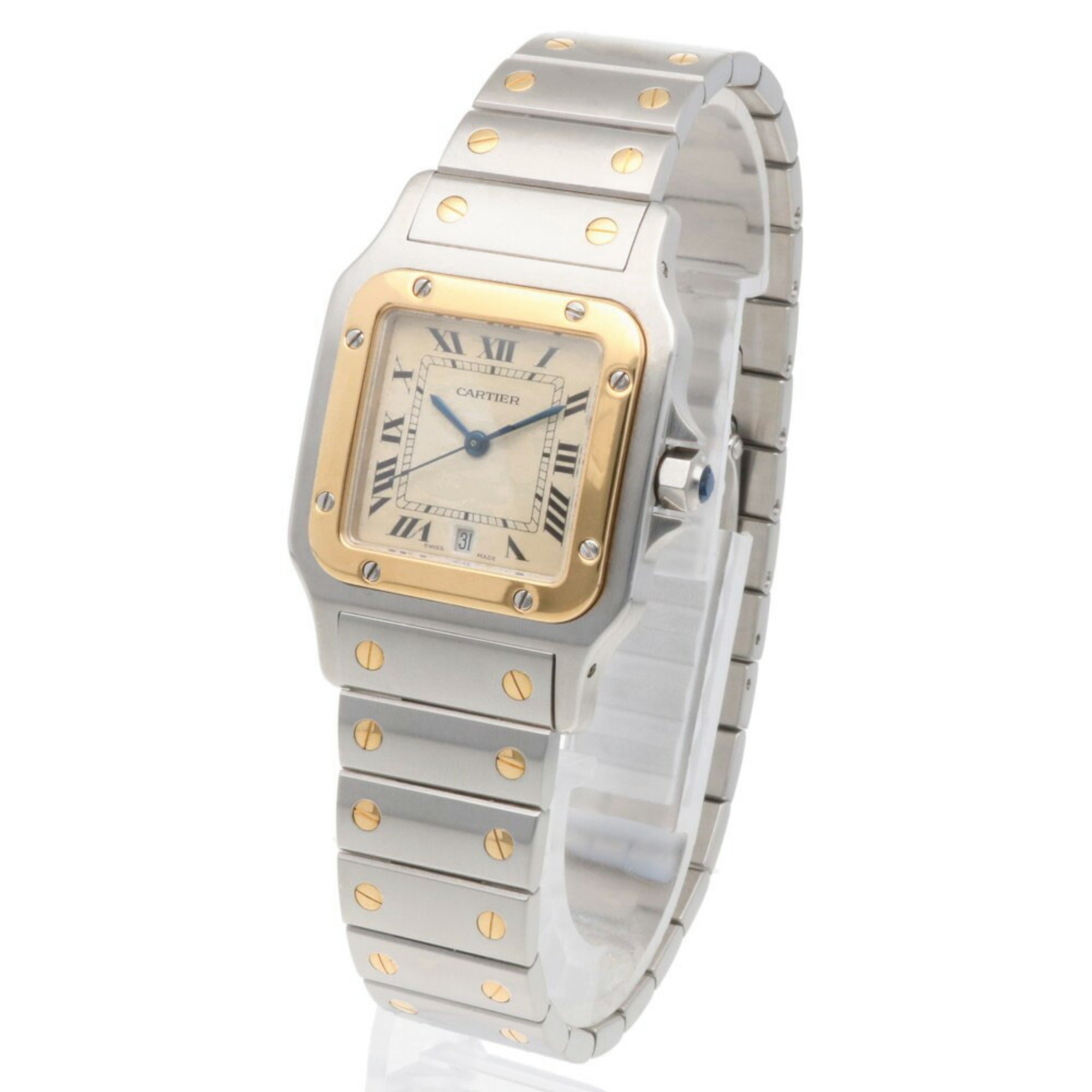 Cartier Santos Galbee LM Watch Stainless Steel 1566 Quartz Unisex CARTIER