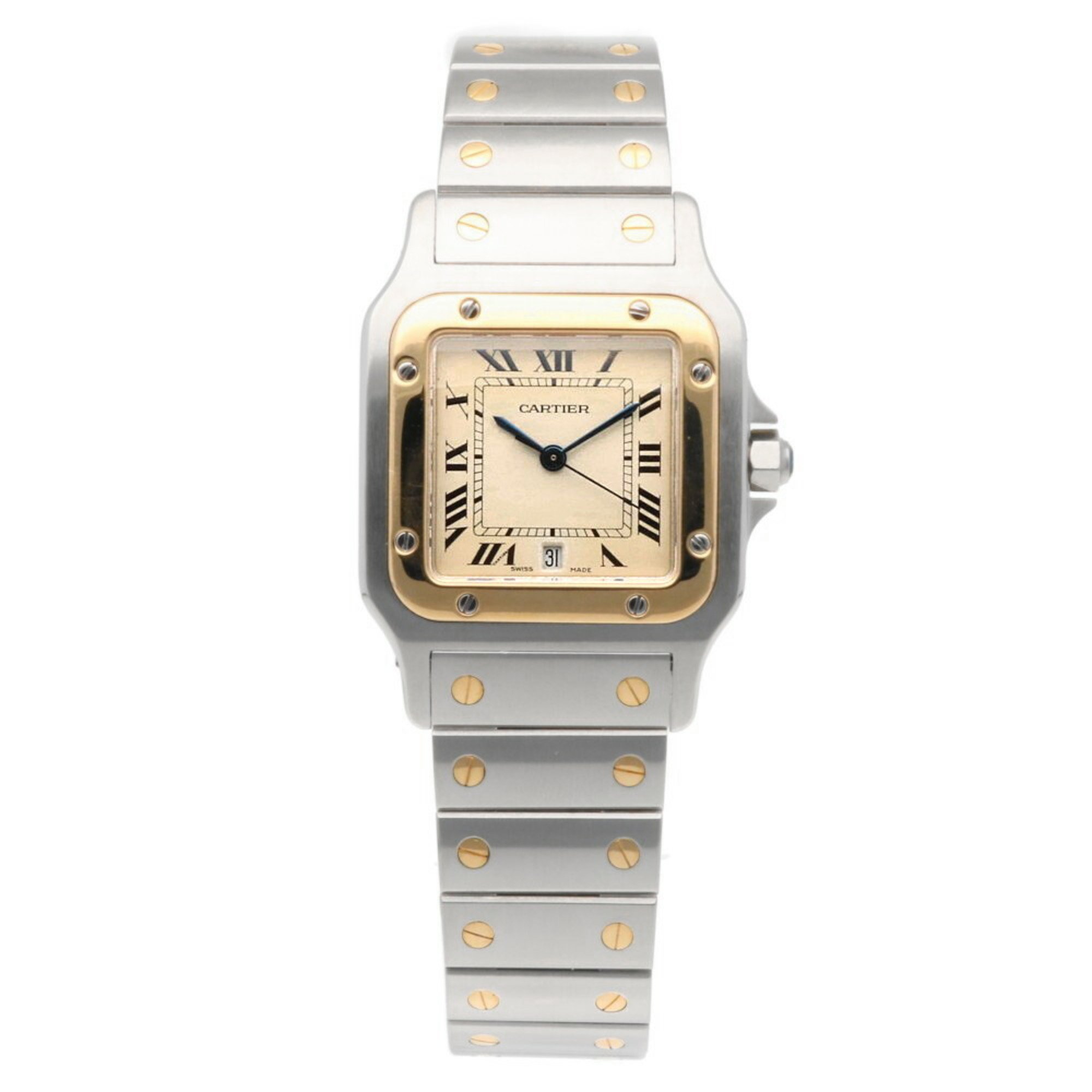 Cartier Santos Galbee LM Watch Stainless Steel 1566 Quartz Unisex CARTIER