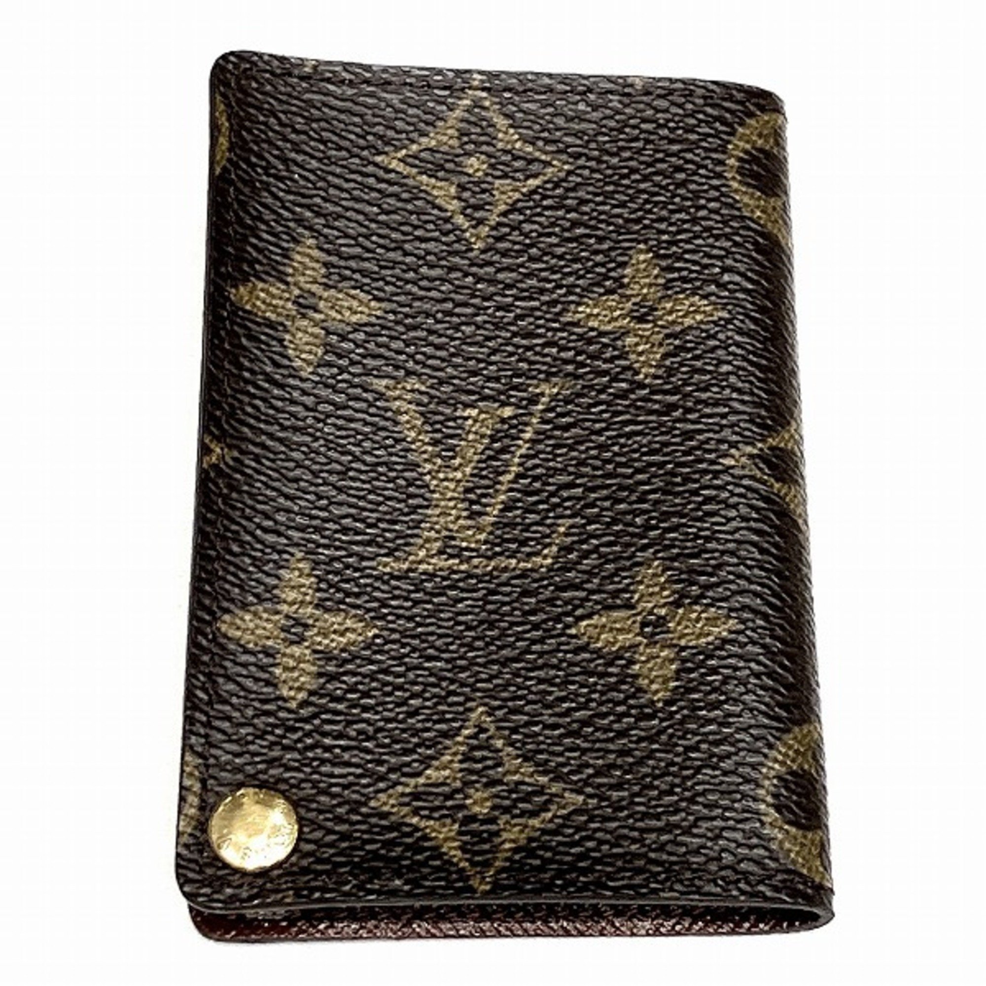 Louis Vuitton Monogram Porte Carte Credit Pression M60937 Accessories Business Card Holders/Card Cases Holders Men's Women's