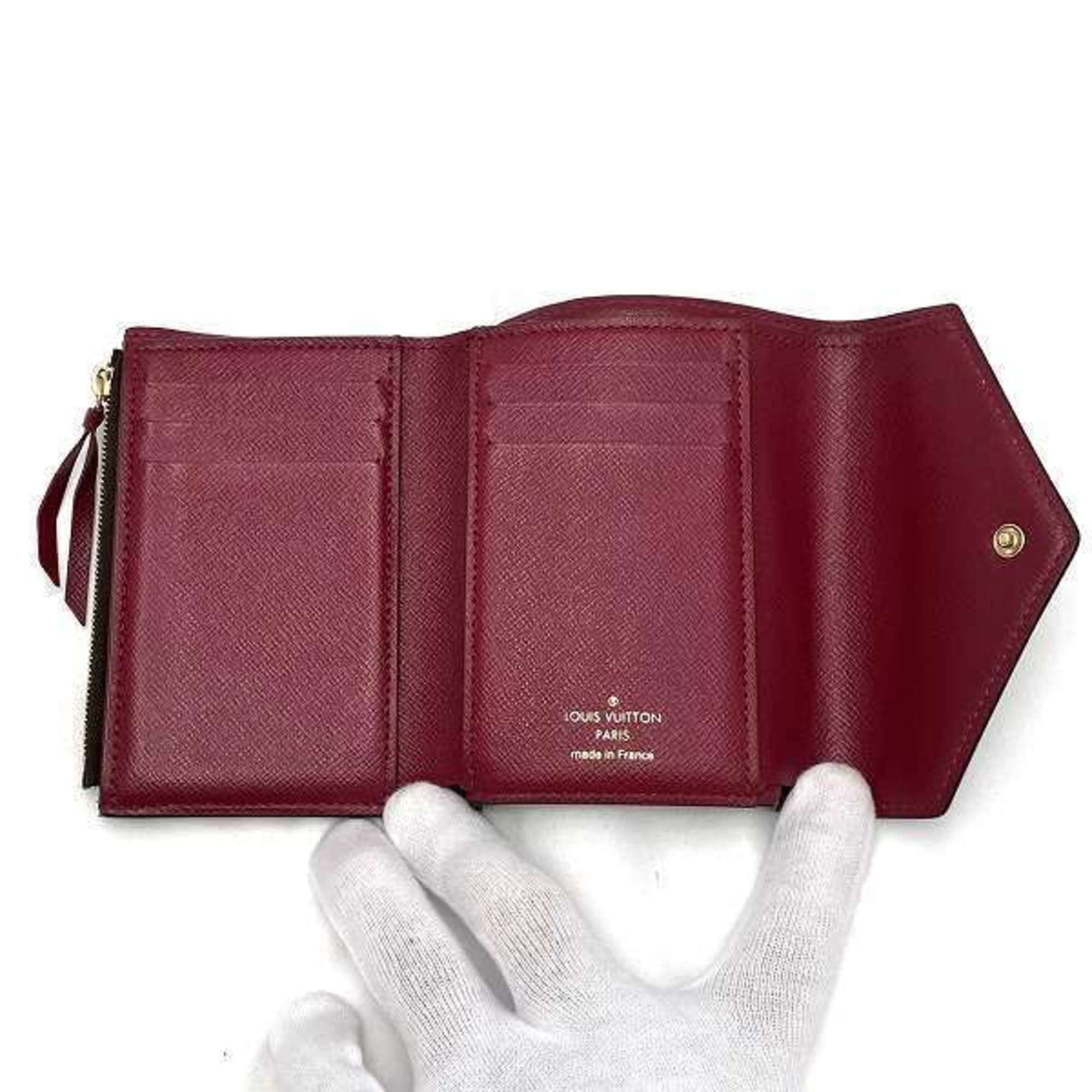 Louis Vuitton Monogram Portefeuille Victorine M41938 Tri-fold Wallet for Women