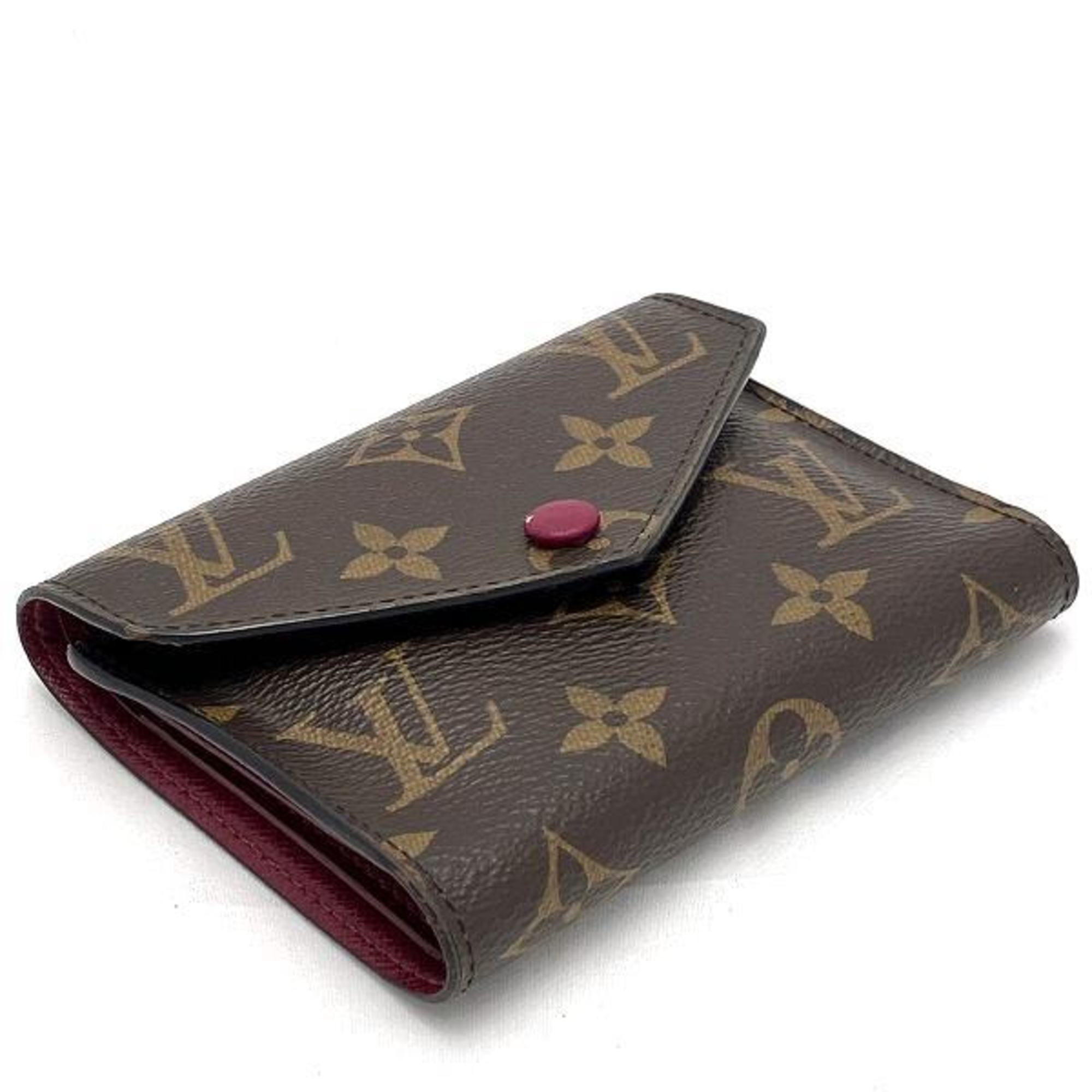 Louis Vuitton Monogram Portefeuille Victorine M41938 Tri-fold Wallet for Women