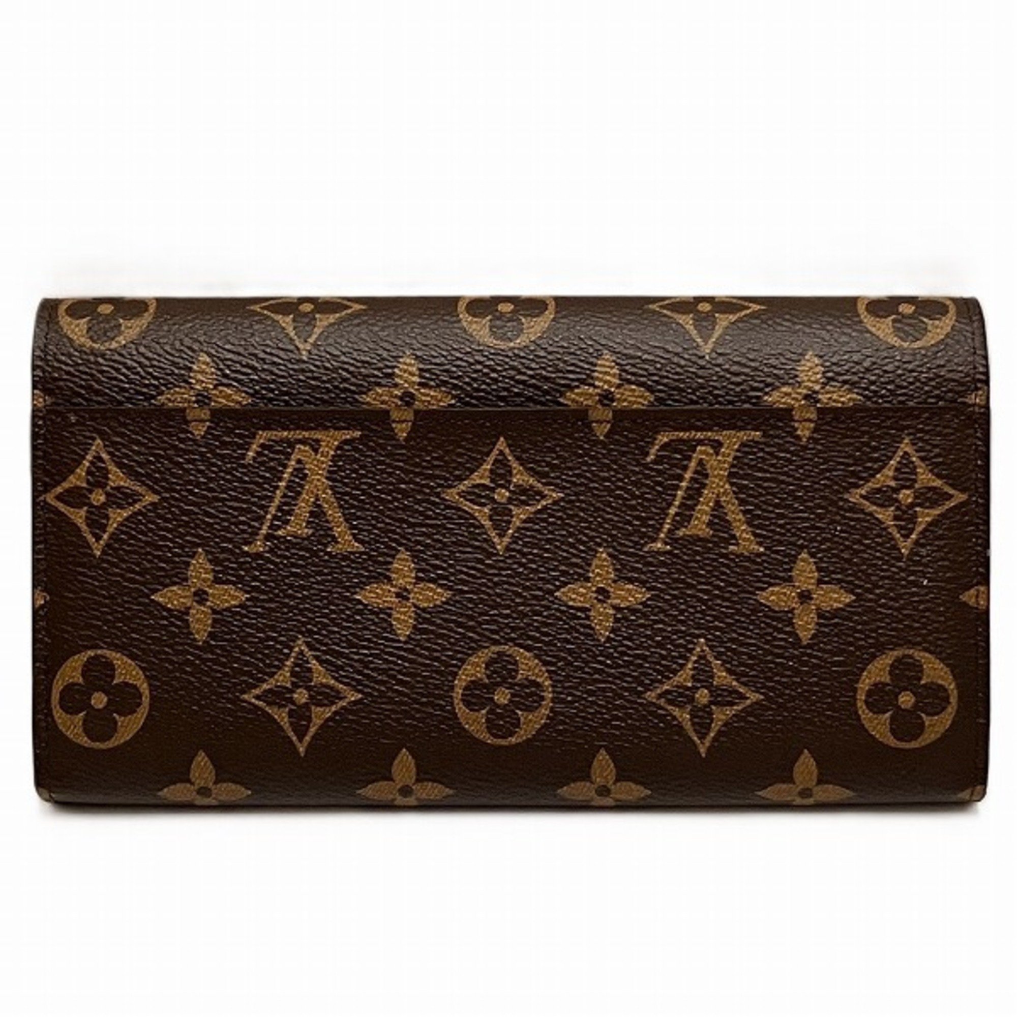 Louis Vuitton Monogram Portefeuille Sarah M62234 Fuchsia Long Wallet Bi-fold for Women