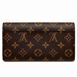 Louis Vuitton Monogram Portefeuille Sarah M62234 Fuchsia Long Wallet Bi-fold for Women