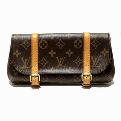 Louis Vuitton Monogram Line Pochette Marelle M51159 Bag Waist Pouch Men's Women's