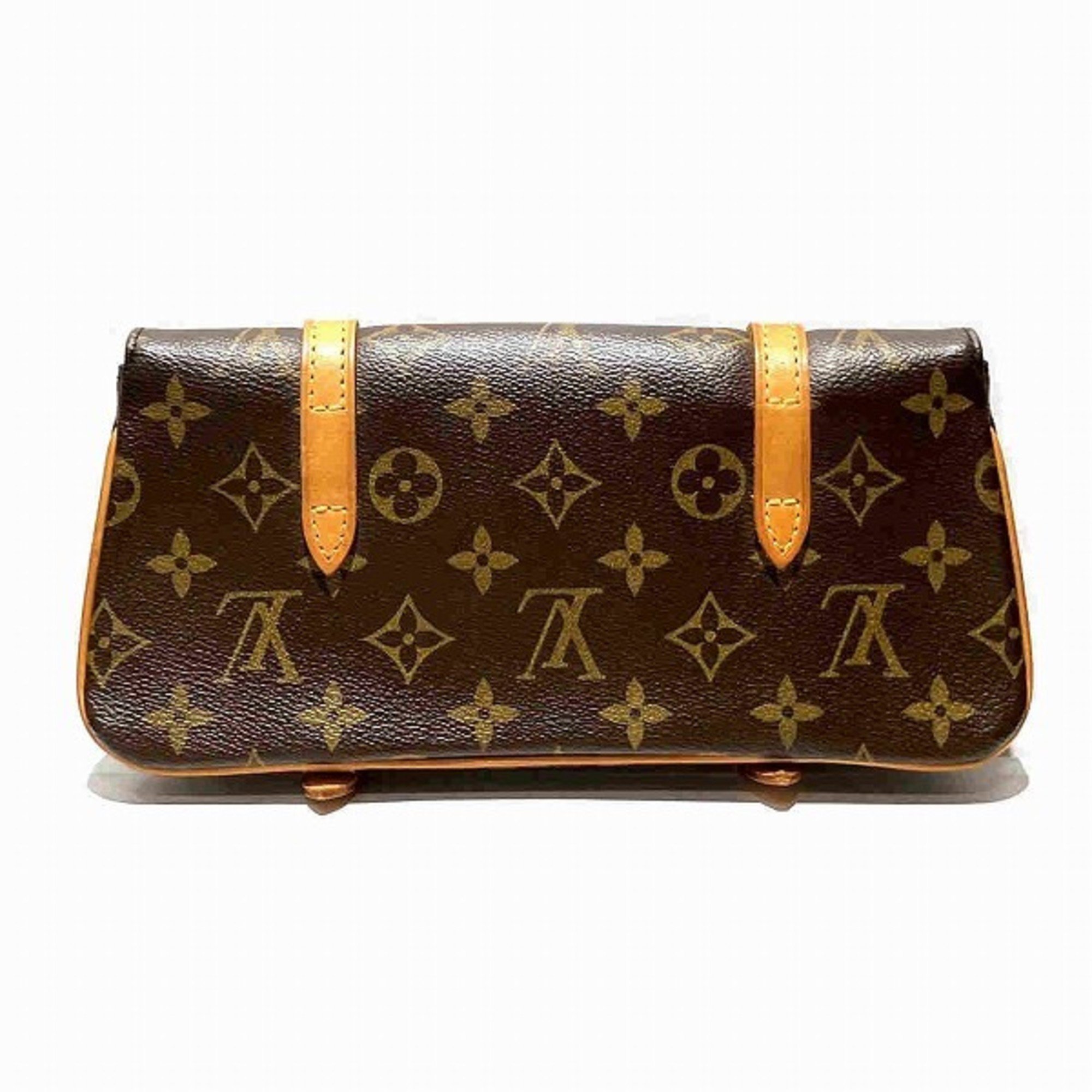 Louis Vuitton Monogram Line Pochette Marelle M51159 Bag Waist Pouch Men's Women's